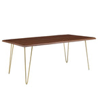 Modway EEI-6070 Ardor 74" Live Edge Acacia Wood Acacia Wood Dining Table