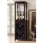 ACME 12244 Casey Wine Cabinet, Wenge