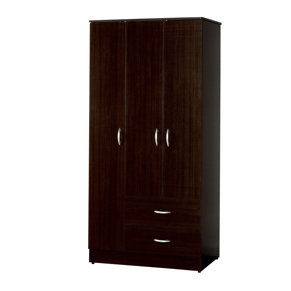 ACME 12248 Olean Wardrobe, Espresso (1Set/2Ctn)