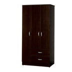 ACME 12248 Olean Wardrobe, Espresso (1Set/2Ctn)