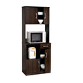 ACME 12258 Quintus Kitchen Cabinet, Espresso (1Set/2Ctn)
