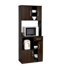 ACME 12258 Quintus Kitchen Cabinet, Espresso (1Set/2Ctn)