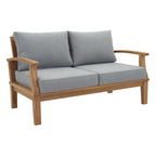 Modway EEI-1144 Marina Outdoor Patio Teak Loveseat