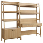Modway EEI-6112 Bixby 2-Piece Wood Office Desk and Bookshelf