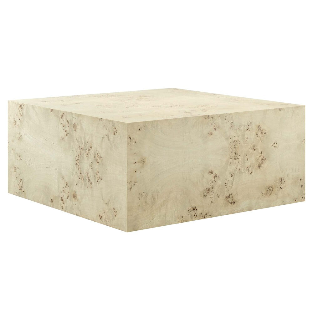 Modway EEI-6272 Cosmos 36" Square Burl Wood Coffee Table