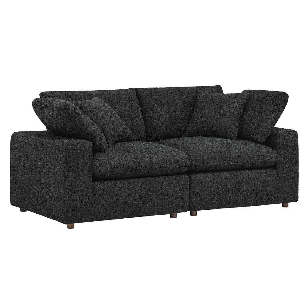 Modway EEI-6361 Commix Down Filled Overstuffed Boucle Fabric Loveseat