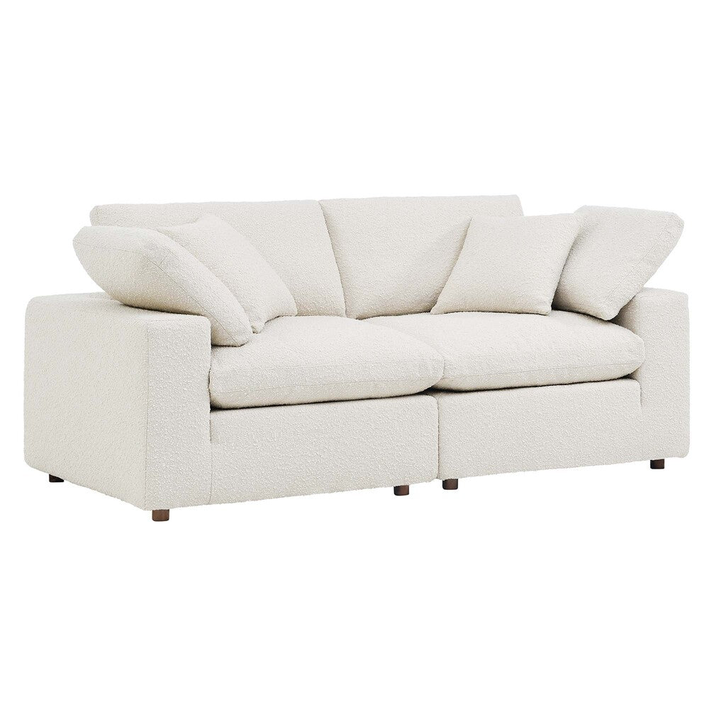 Modway EEI-6361 Commix Down Filled Overstuffed Boucle Fabric Loveseat