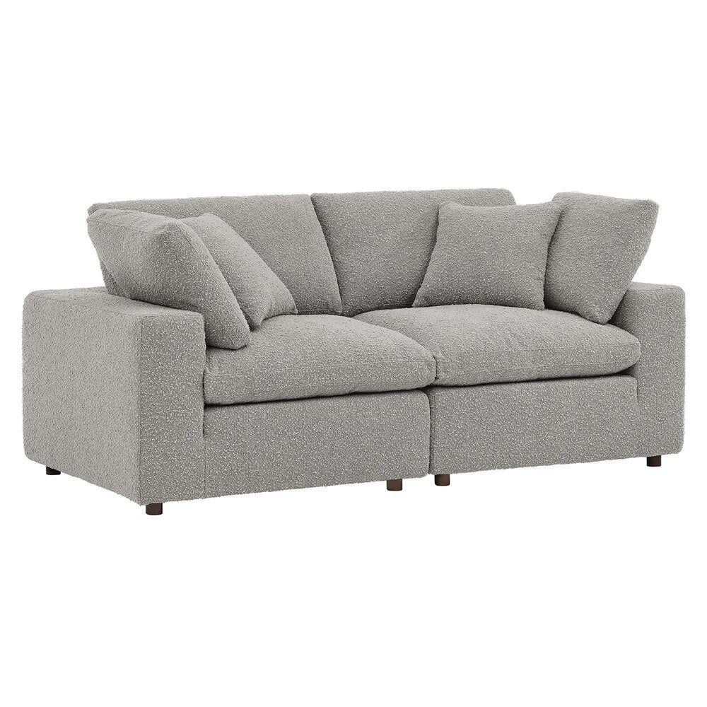Modway EEI-6361 Commix Down Filled Overstuffed Boucle Fabric Loveseat