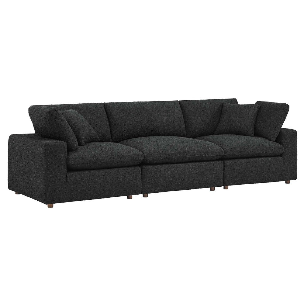 Modway EEI-6362 Commix Down Filled Overstuffed Boucle Fabric 3-Seater Sofa