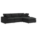 Modway EEI-6363 Commix 4-Piece Down Filled Overstuffed Boucle Fabric Sectional Sofa
