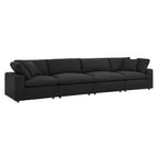 Modway EEI-6364 Commix Down Filled Overstuffed Boucle Fabric 4-Seater Sofa