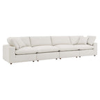 Modway EEI-6364 Commix Down Filled Overstuffed Boucle Fabric 4-Seater Sofa