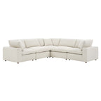 Modway EEI-6368 Commix 5-Piece Down Filled Overstuffed Boucle Sectional Sofa