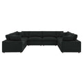 Modway EEI-6371 Commix 8-Piece Down Filled Overstuffed Boucle Fabric Sectional Sofa