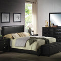 ACME 14440F Ireland III Full Bed (Panel), Black PU (1Set/2Ctn)