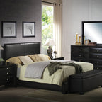 ACME 14440F Ireland III Full Bed (Panel), Black PU (1Set/2Ctn)