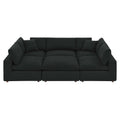Modway EEI-6372 Commix 6-Piece Down Filled Overstuffed Boucle Fabric Sectional Sofa