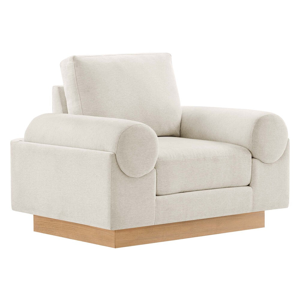 Modway EEI-6402 Oasis Upholstered Fabric Armchair