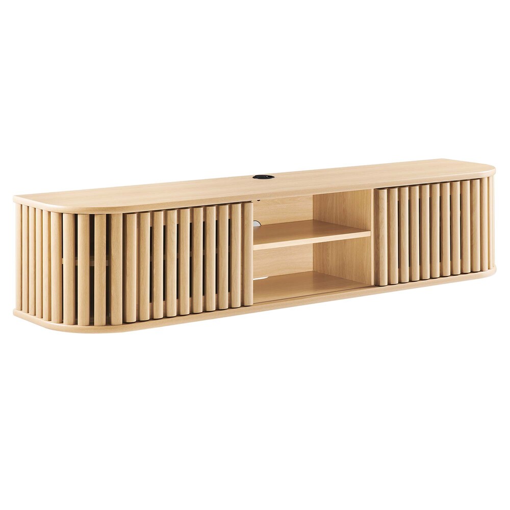 Modway EEI-6528 Fortitude 63" Wall-Mounted TV Stand