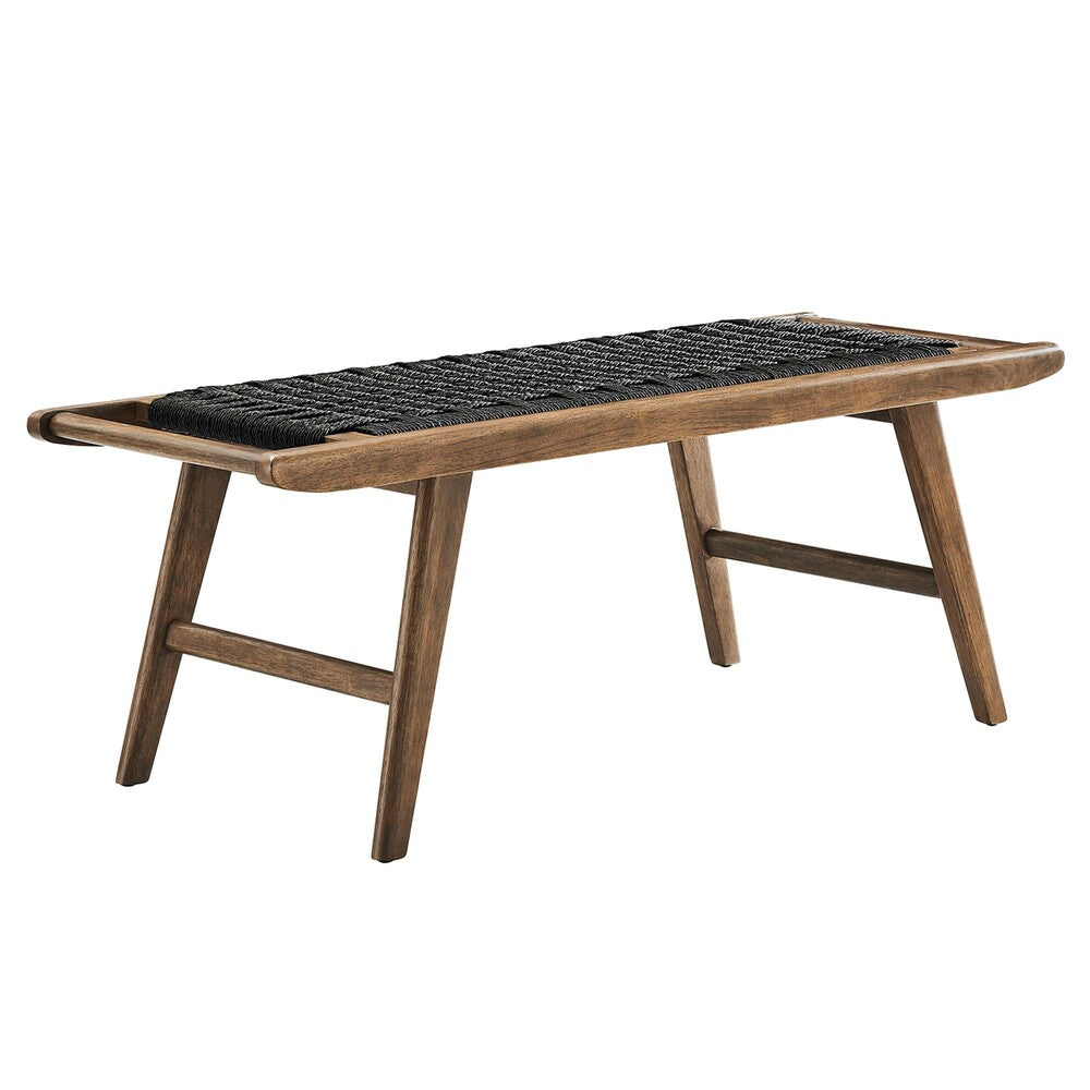 Modway EEI-6552 Saoirse 47" Wove Rope Wood Bench