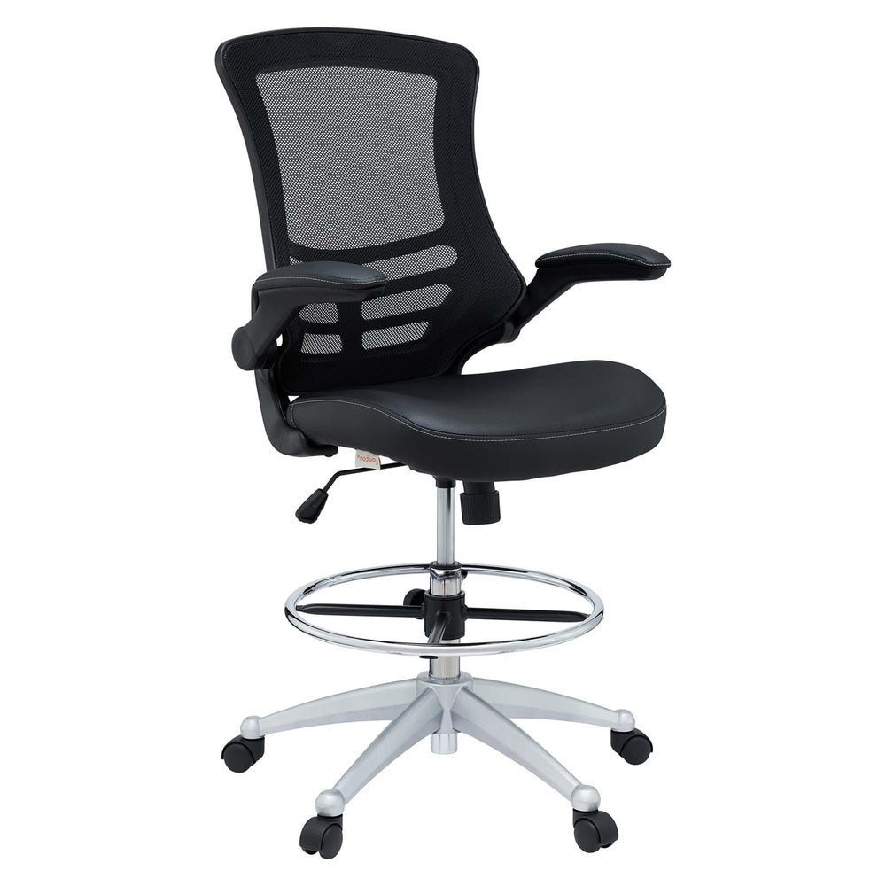 Modway EEI-1422 Attainment Vinyl Drafting Chair
