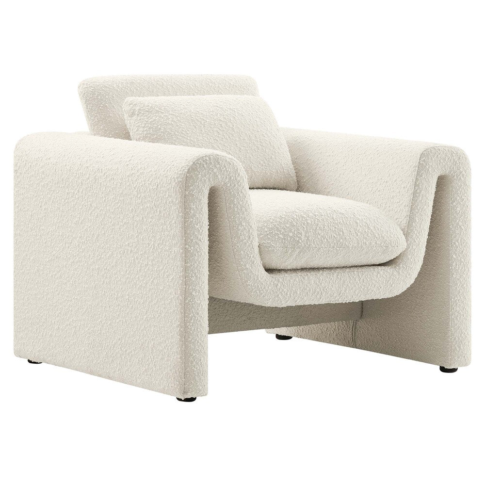 Modway EEI-6575 Waverly Boucle Upholstered Armchair