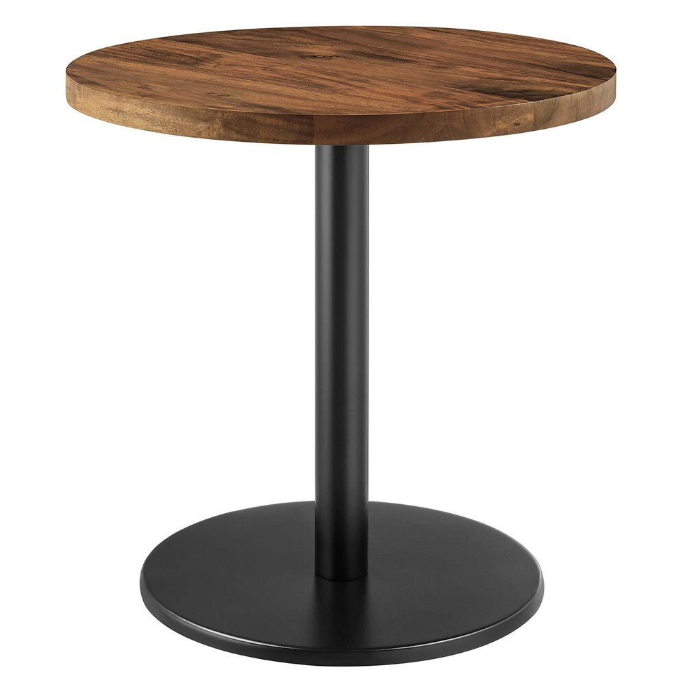 Modway EEI-6610 Viva Round Acacia Wood Side Table