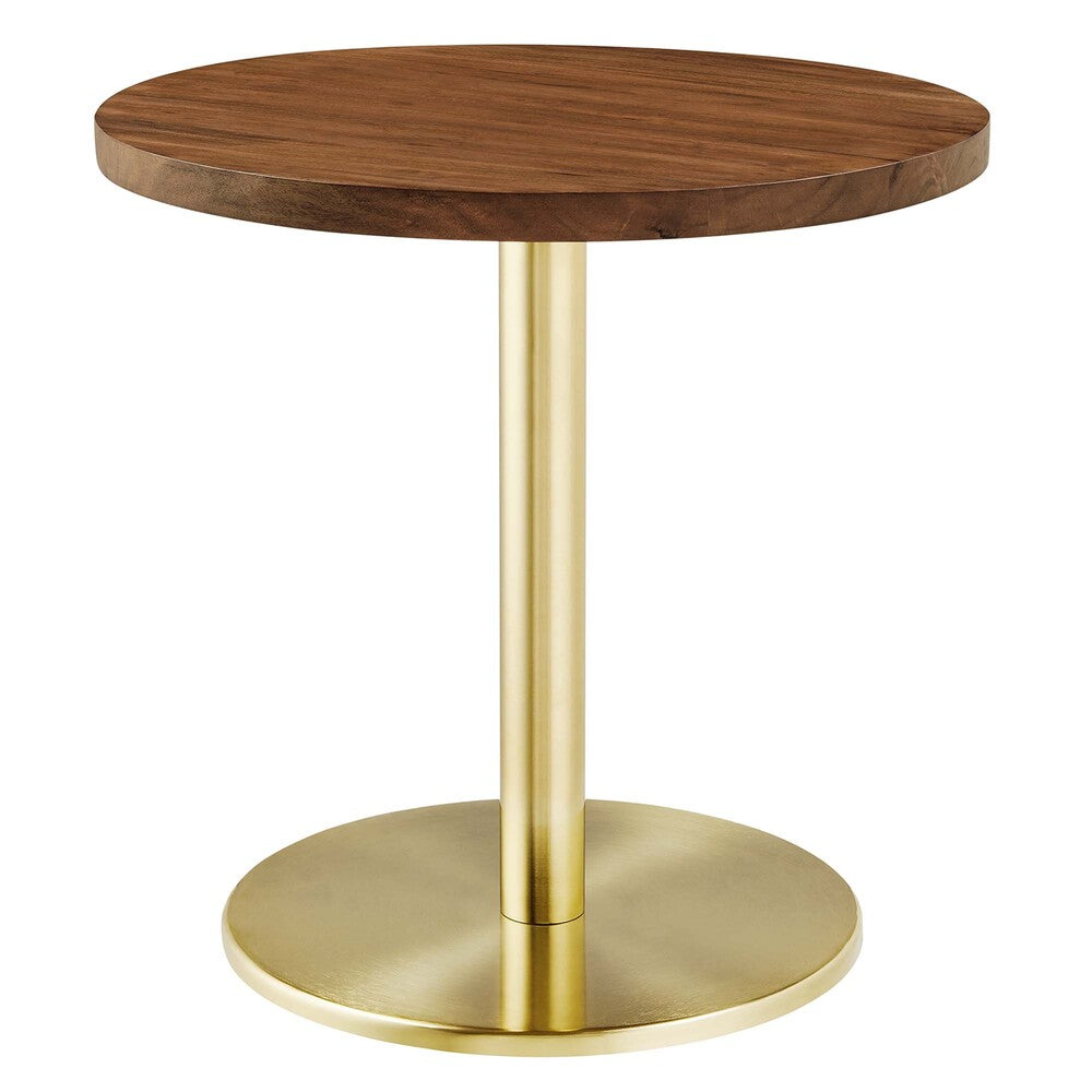 Modway EEI-6610 Viva Round Acacia Wood Side Table