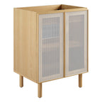 Modway EEI-6621 Calla 24" Perforated Metal Bathroom Vanity Cabinet (Sink Basin Not Included)