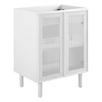 Modway EEI-6621 Calla 24" Perforated Metal Bathroom Vanity Cabinet (Sink Basin Not Included)