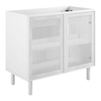 Modway EEI-6622 Calla 36" Perforated Metal Bathroom Vanity Cabinet (Sink Basin Not Included)