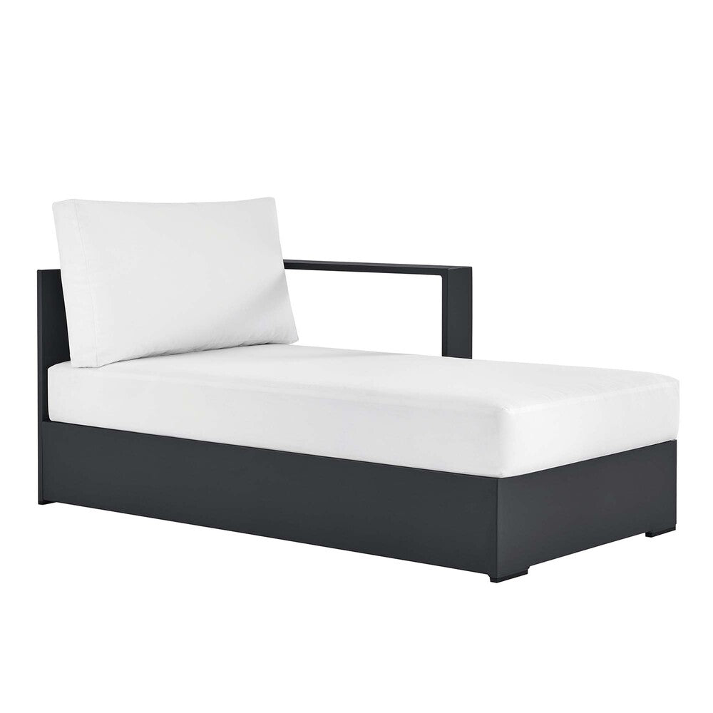 Modway EEI-6633 Tahoe Outdoor Patio Powder-Coated Aluminum Modular Right-Facing Chaise Lounge