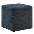 Modway EEI-6636 Callum 17" Square Woven Heathered Fabric Upholstered Ottoman
