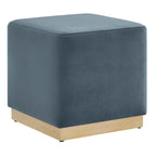 Modway EEI-6640 Tilden 17" Square Performance Velvet Upholstered Ottoman