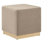 Modway EEI-6640 Tilden 17" Square Performance Velvet Upholstered Ottoman