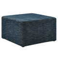 Modway EEI-6642 Callum Large 28" Square Woven Heathered Fabric Upholstered Ottoman
