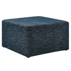 Modway EEI-6642 Callum Large 28" Square Woven Heathered Fabric Upholstered Ottoman