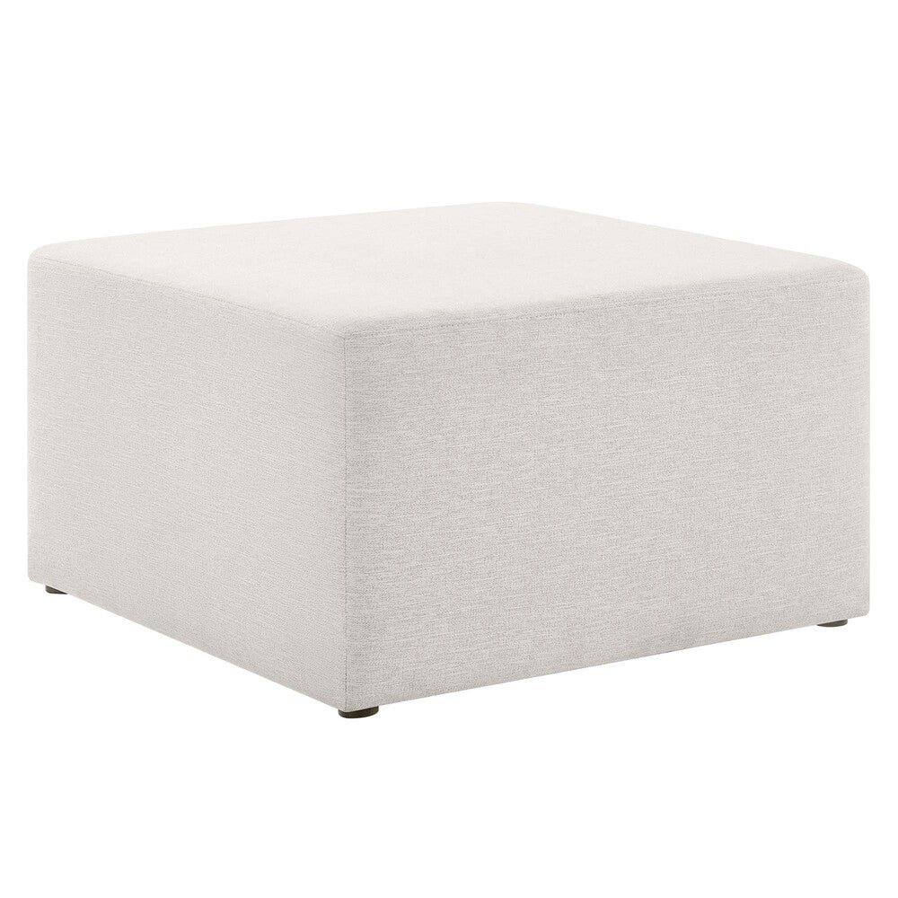 Modway EEI-6642 Callum Large 28" Square Woven Heathered Fabric Upholstered Ottoman