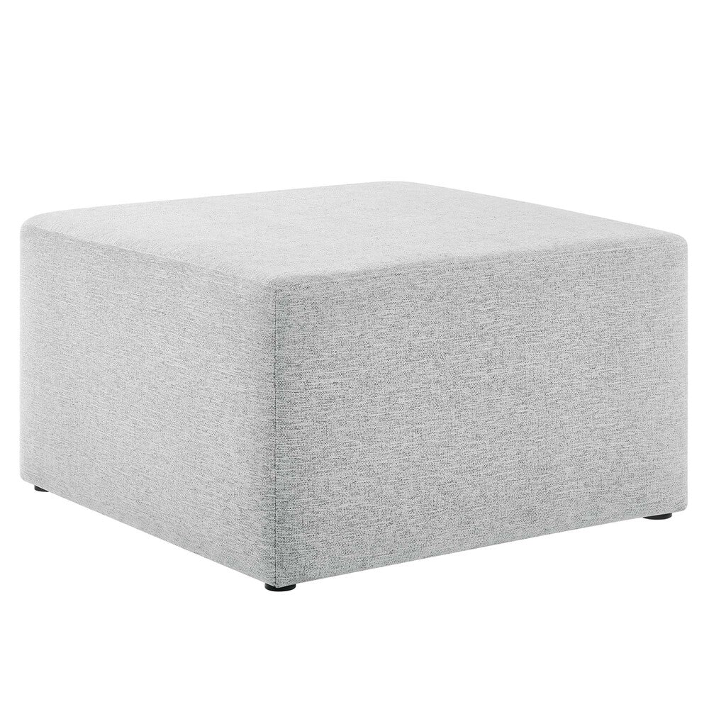 Modway EEI-6642 Callum Large 28" Square Woven Heathered Fabric Upholstered Ottoman