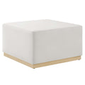 Modway EEI-6643 Tilden Large 28" Square Performance Velvet Upholstered Ottoman