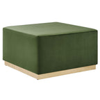 Modway EEI-6643 Tilden Large 28" Square Performance Velvet Upholstered Ottoman