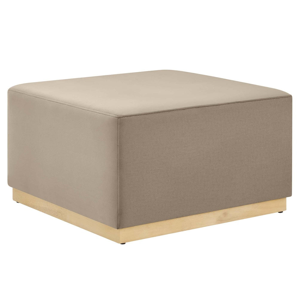 Modway EEI-6643 Tilden Large 28" Square Performance Velvet Upholstered Ottoman