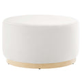 Modway EEI-6648 Tilden Large 29" Round Performance Velvet Upholstered Ottoman