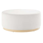 Modway EEI-6650 Tilden Large 38" Round Performance Velvet Upholstered Ottoman