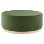 Modway EEI-6650 Tilden Large 38" Round Performance Velvet Upholstered Ottoman