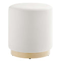 Modway EEI-6652 Tilden 16" Round Performance Velvet Upholstered Ottoman