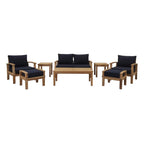Modway EEI-1471 Marina 8 Piece Outdoor Patio Teak Set