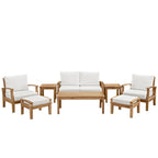 Modway EEI-1471 Marina 8 Piece Outdoor Patio Teak Set