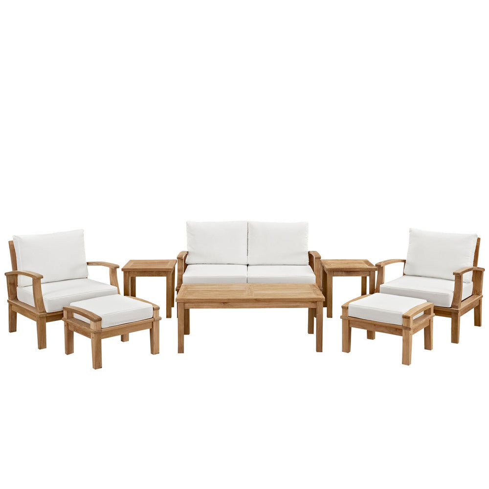 Modway EEI-1471 Marina 8 Piece Outdoor Patio Teak Set