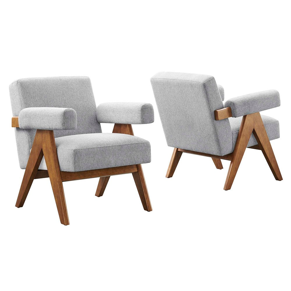 Modway EEI-6704 Lyra Fabric Armchair Set of 2